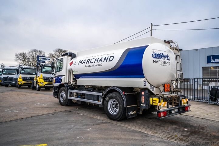 Fuel tanker DAF CF 75 360 +ALU MAGYAR 13.500L /4COMP + INTARDER