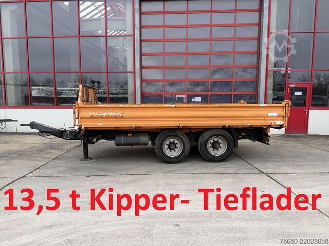 Ανατρεπόμενο ρυμουλκούμενο Müller Mitteltal KA-TA-T  13,5 t Tandemkipper- Tieflader