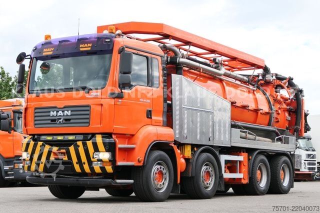 Vakumlu tank kamyonu MAN TGA 41.430 Kanalreinigungs- u. Saugfahrzeug 8x4