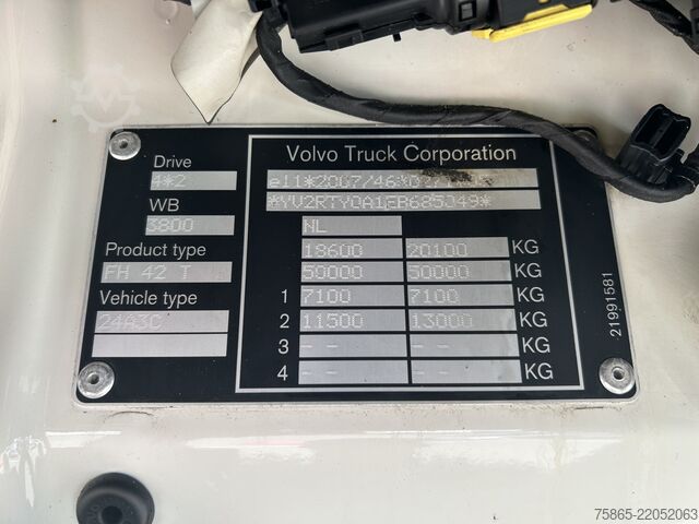 Standaard-SZM Volvo FH 460 Globetrotter / 771 dkm / Tacho V2 / 2 Ta...