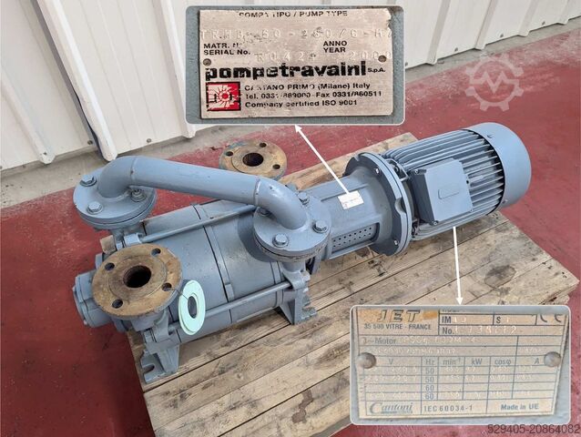 Liquid ring pump Pompe Travaini TRHB 50-280