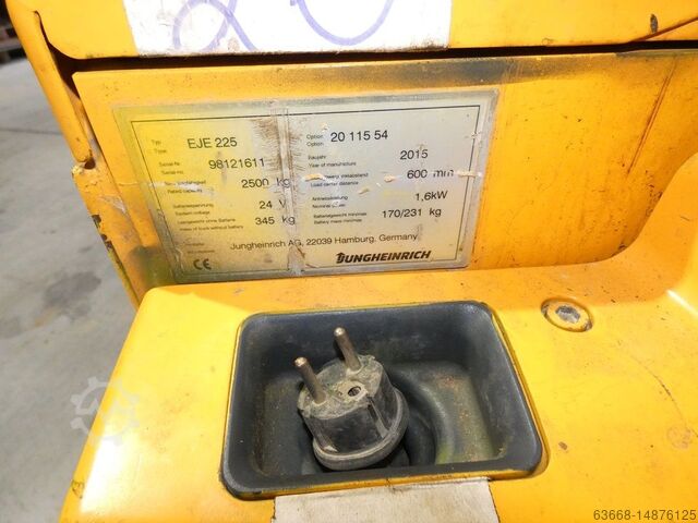 Fodgængerstabler Jungheinrich EJC 225 G 115