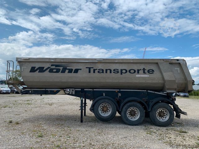 Damperli yarı römork SCHWARZMÜLLER Alu-Mulde_ Stahl-Boden_ 24m³_ BPW_ Trommelbremse