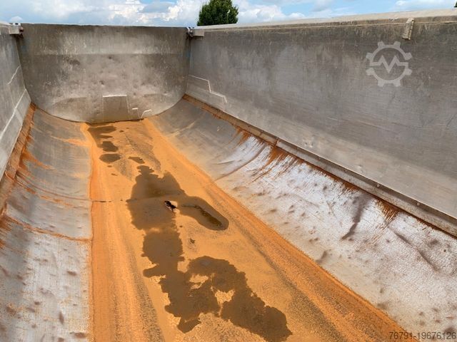 Damperli yarı römork SCHWARZMÜLLER Alu-Mulde_ Stahl-Boden_ 24m³_ BPW_ Trommelbremse