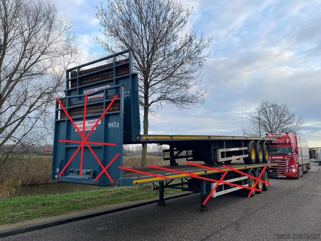 Plattformanhänger Haan OPL 45 Heavy Duty / Rungen-Potholes /BPW / 2x L...