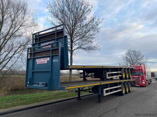 Plattformanhänger Haan OPL 45 Heavy Duty / Rungen-Potholes /BPW / 2x L...