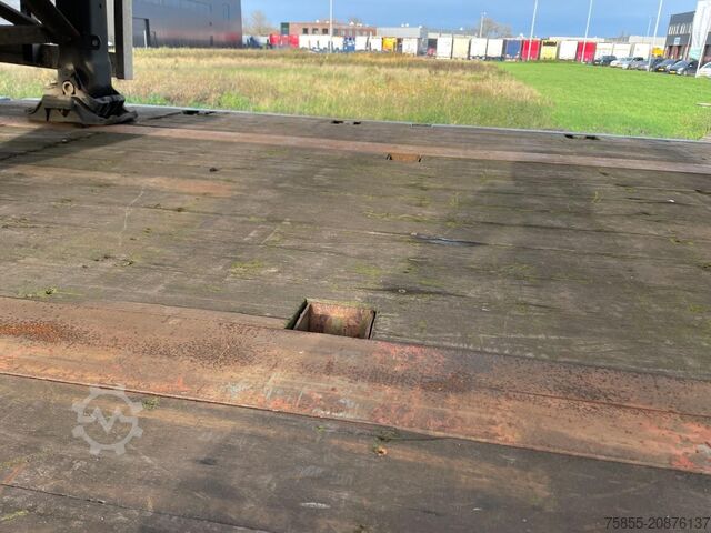 Plattformanhänger Haan OPL 45 Heavy Duty / Rungen-Potholes /BPW / 2x L...