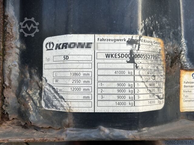 Transport objętościowy Krone Profi Liner / Mega / Curtinside / BPW Drum / NL...