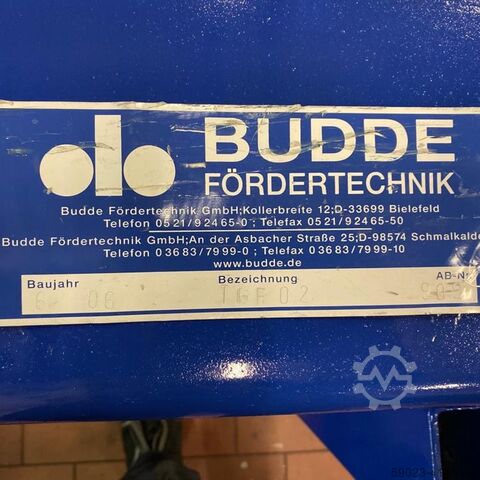 Teleskoptransportör Transportband Transportband Budde TGF 02