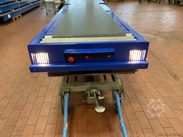 Teleskoptransportör Transportband Transportband Budde TGF 02