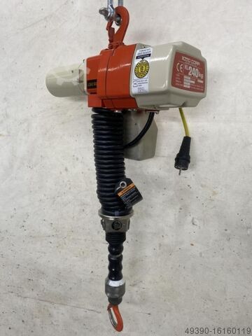 E-Kettenzug, Elektrokettenzug, Elektro Hubwerk, Kran, Manulift 240 kg, Hubwerk, Elektrohubwerk, Elek KITO WLL 240 Manulift
