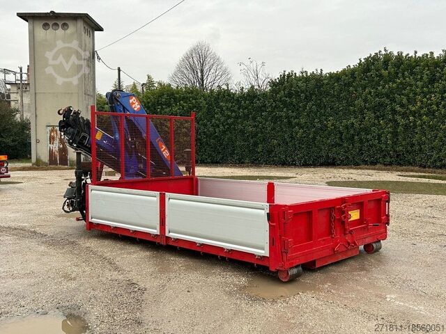 Container cu cârlig  CONTAINER SCARRABILE NUOVO A PIANALE CON GRU