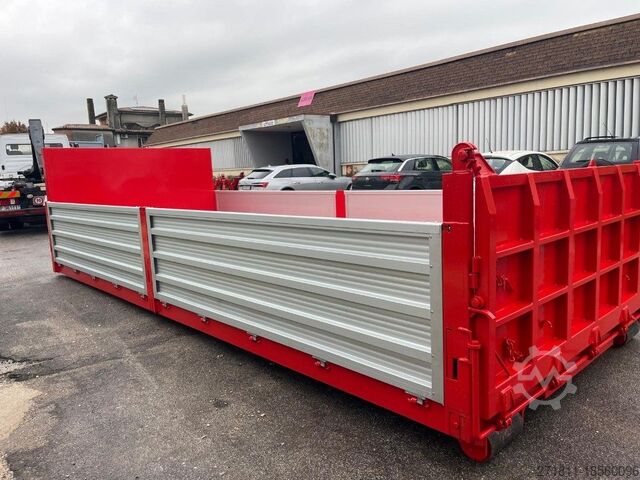 Container cu cârlig  CONTAINER SCARRABILE NUOVO A PIANALE CON SPONDE