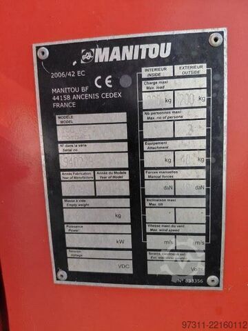 Scharnierende telescopische hoogwerker Manitou 150AETJ C 3D