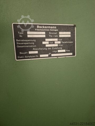Freesmachine Reckermann Delta 1300