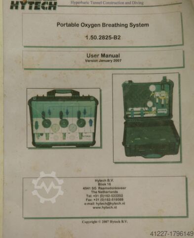 Portable oxygen breathing device HYTECH portable Oxygen Breathing System