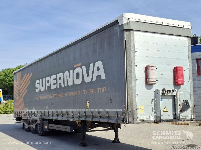 Öppen semitrailer med kapell Schmitz Cargobull Curtainsider Mega