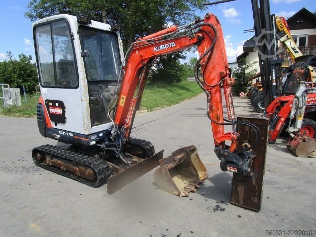 Minigrävare Kubota KX41-2VC (1,8 Ton.) mit POWERTILT + Schnellwechsle