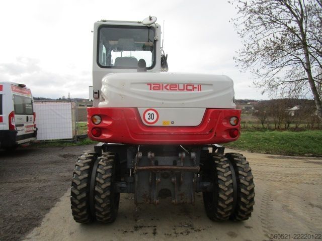Hjulgrävare Takeuchi TB 295W - POWERTILT + Schnellw + 3 Löffel
