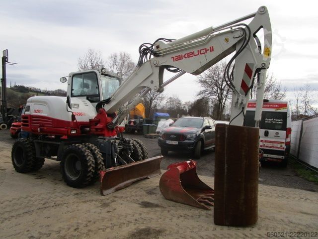 Hjulgrävare Takeuchi TB 295W - POWERTILT + Schnellw + 3 Löffel