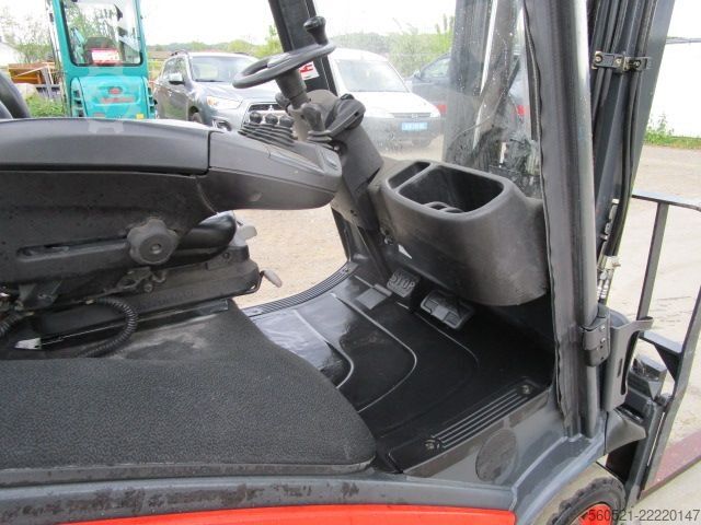 LPG'li forkliftler Linde H14T-01 Triplex-FH 4,60m + Seitenschieber