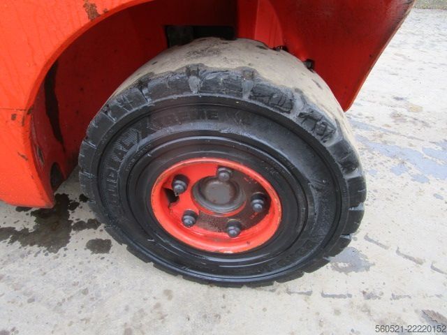 Dizel forkliftler Linde H30D-02 Triplex-Freihub 4,7m Hubhöhe + Seitenschie