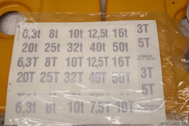 Juego de cubiertas para poleas de cable Demag 2/1 2m  82930533