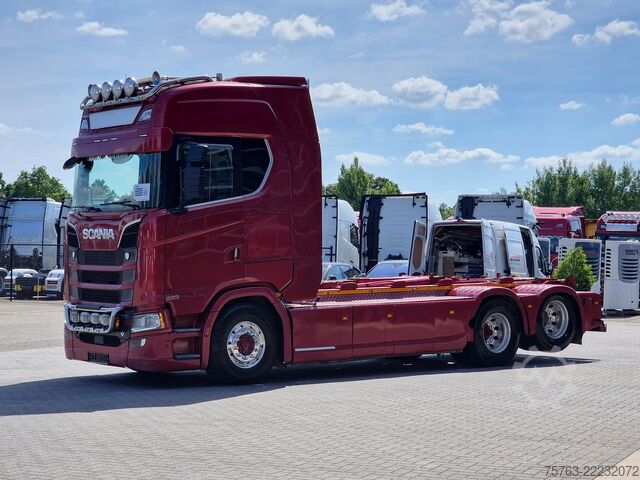 Sistema de brazo de gancho Scania S580 V8 NGS Highline 6x2 - AJK Hydrolift hook -...