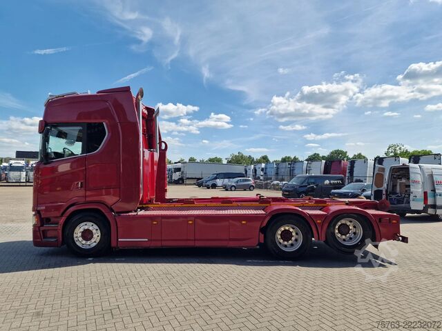 Sistema de brazo de gancho Scania S580 V8 NGS Highline 6x2 - AJK Hydrolift hook -...