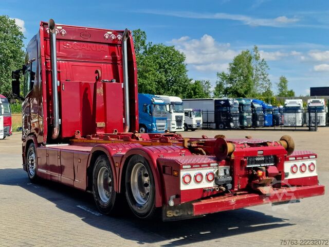 Sistema de brazo de gancho Scania S580 V8 NGS Highline 6x2 - AJK Hydrolift hook -...