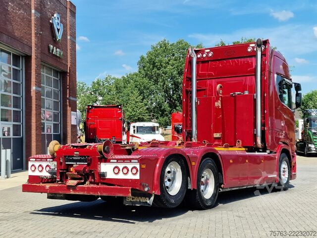 Sistema de brazo de gancho Scania S580 V8 NGS Highline 6x2 - AJK Hydrolift hook -...
