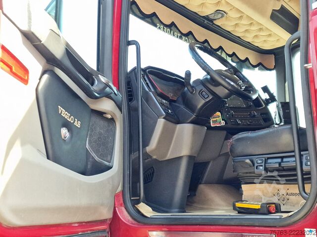 Sistema de brazo de gancho Scania S580 V8 NGS Highline 6x2 - AJK Hydrolift hook -...