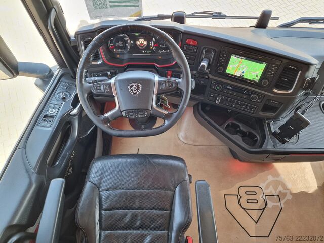 Sistema de brazo de gancho Scania S580 V8 NGS Highline 6x2 - AJK Hydrolift hook -...