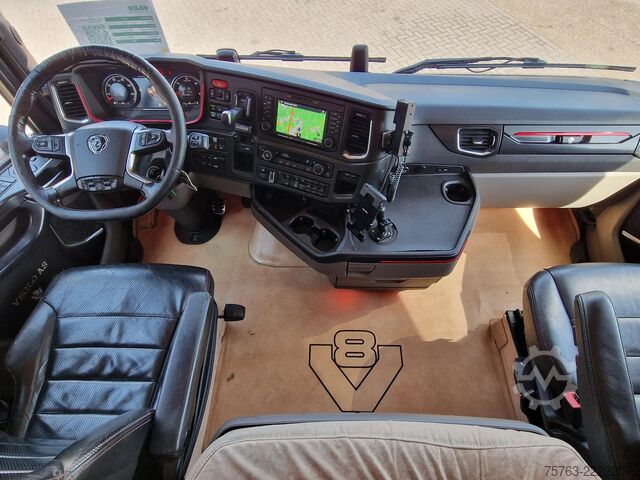 Sistema de brazo de gancho Scania S580 V8 NGS Highline 6x2 - AJK Hydrolift hook -...