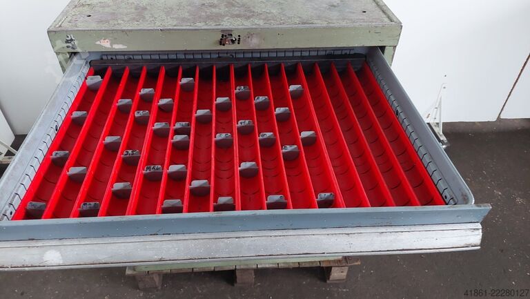 Schubladenschrank mit 6 Auszüge BOTT Rollengelagerter Schubladenschrank