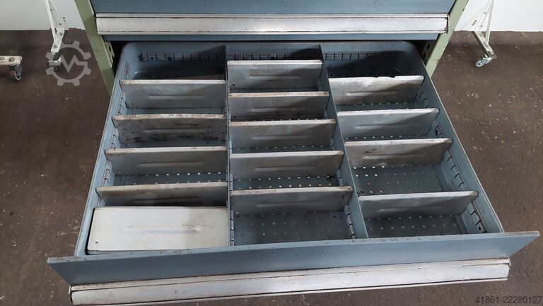 Schubladenschrank mit 6 Auszüge BOTT Rollengelagerter Schubladenschrank