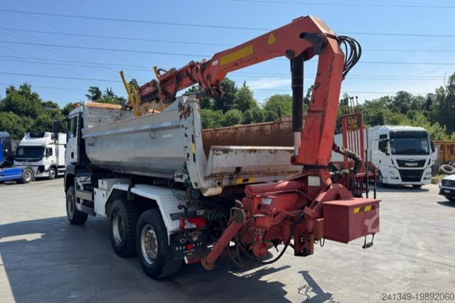 Billenő teherautó MAN TGA 28.430 6x4-4 Kran