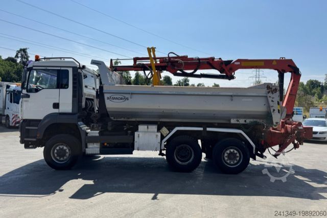 Billenő teherautó MAN TGA 28.430 6x4-4 Kran