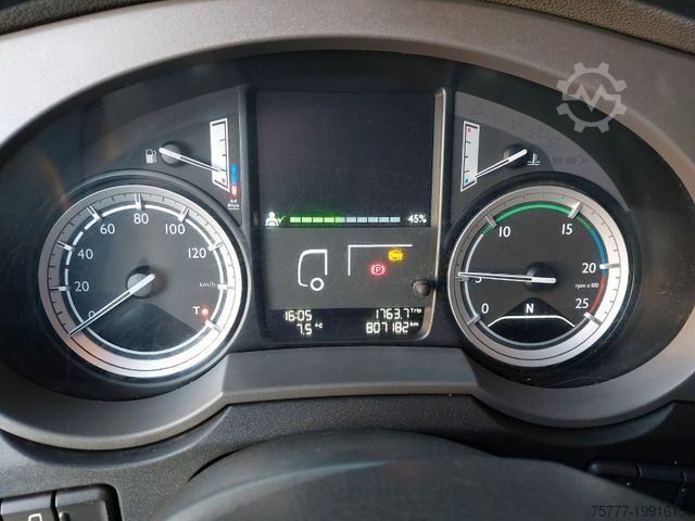 Ladbil med presenning DAF XF106-460 SSC -96m³-LBW-Durchlader-Lenkachse