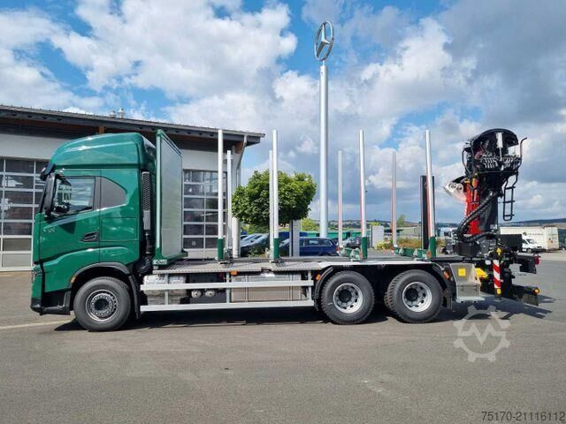 Houthouder Iveco X-WAY AS300X57ZP ON+ 6x4 Palfinger Epsilon M12 Z