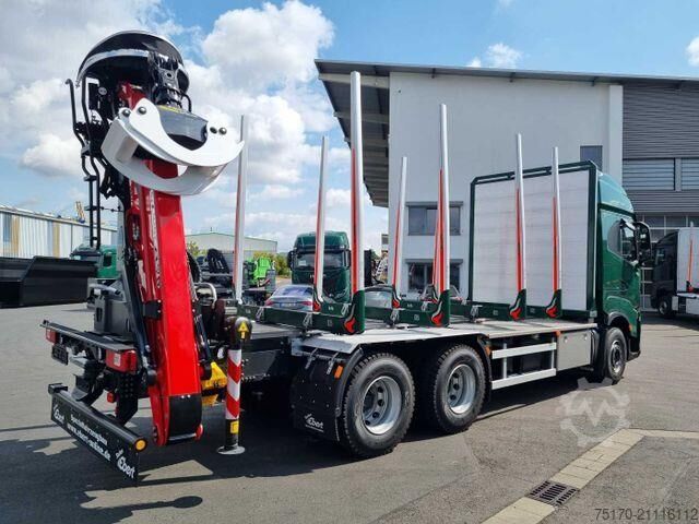 Houthouder Iveco X-WAY AS300X57ZP ON+ 6x4 Palfinger Epsilon M12 Z