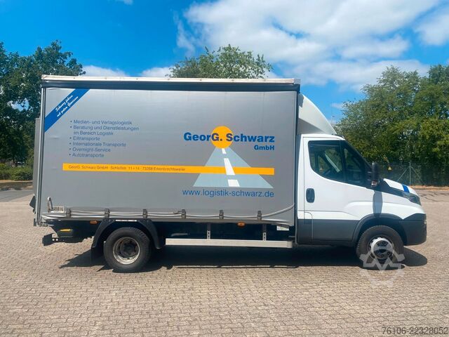Camion bâché IVECO Daily 72C18 Hi-Matic Schiebe Plane +LBW