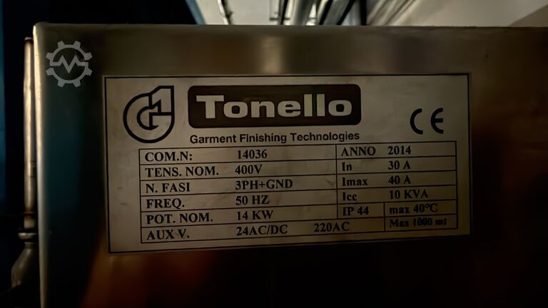 Macchina Industriale per Lavaggio e Tintura Tonello G1 330 HS Industrial Washing Machine