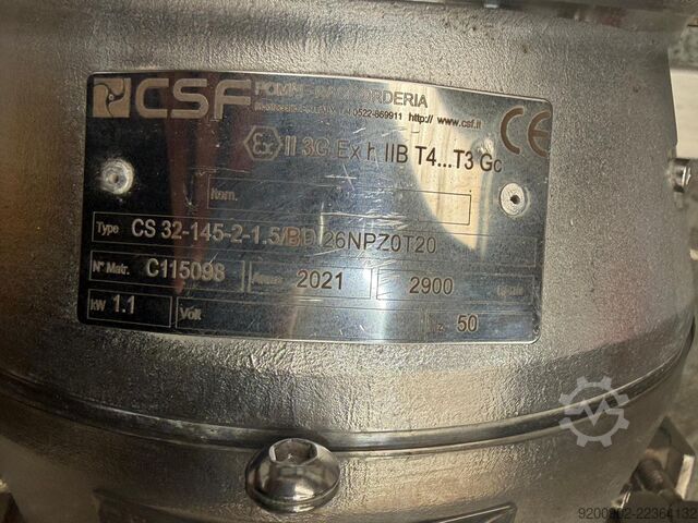 Hygiënische centrifugaalpomp (ATEX) CSF Inox CS Series (CS 32-110 / CS 32-145 / CS 50
