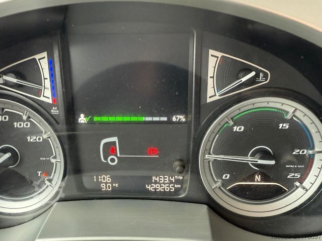 Standard trækkerunit DAF XF 440 FT mit Schubboden Hydraulik