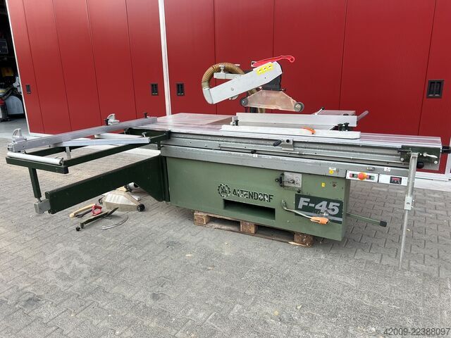 Sega circolare formatrice con incisore Altendorf F45 Dgit X