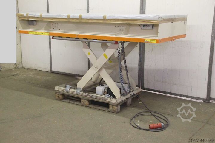Schaarheftafel 700 kg Gruse ELS 1-8-1-G-SO mit Rollenbahn