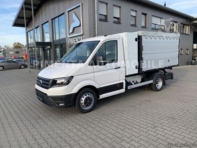 Driezijdige kipper bestelwagen VOLKSWAGEN Crafter 50 3-S-KIPPER GESCHLOSSEN TEMP AHK KLIMA