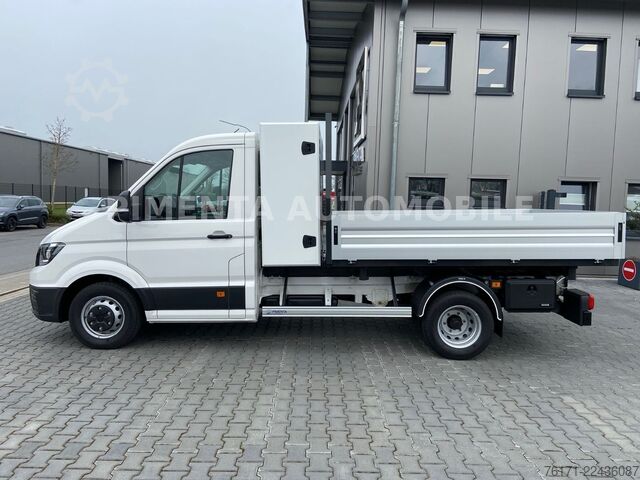 Driezijdige kipper bestelwagen VOLKSWAGEN Crafter 50 3-S-KIPPER KISTE TEMPOMAT AHK KLIMA