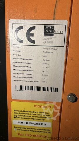 Poederapparatuur Complete operational powdercoat line 